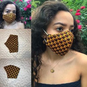 African Face Mask- Cones